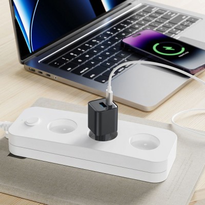 Зарядний Пристрій Proove Silicone Power Plus 20W (Type-C + USB) (WCSP2011002) White Зарядний Пристрій Proove Silicone Power Plus 20W (Type-C + USB) (WCSP2011002) White