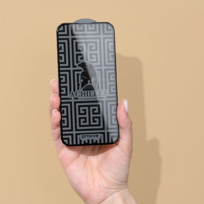 Захисне скло iPhone 12/12 Pro FULL SCREEN ACHILLES Black