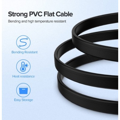 Кабель UGREEN US217 Angled SATA 3 Data Cable 0.5m Black (30797) Кабель UGREEN US217 Angled SATA 3 Data Cable 0.5m Black (30797)