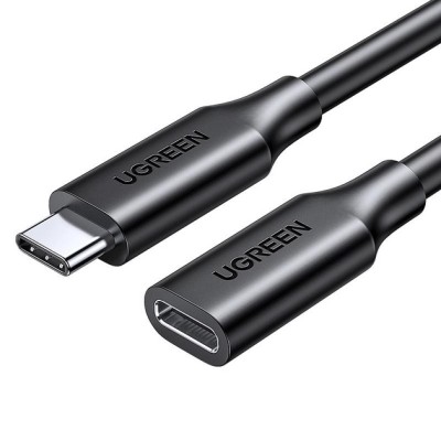 Кабель UGREEN US353 USB-C 3.1 Extension Cable 10Gbps Gen2 5A 1m (10387) Black Кабель UGREEN US353 USB-C 3.1 Extension Cable 10Gbps Gen2 5A 1m (10387) Black