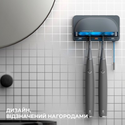 Стерилізатор для зубних щіток Oclean S1 Toothbrush Sanitizer Grey NEW Стерилізатор для зубних щіток Oclean S1 Toothbrush Sanitizer Grey NEW