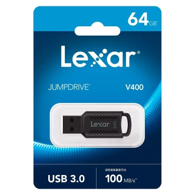 Флеш-пам'ять (накопичувач USB) USB3 64GB V400 LJDV400064G-BNBNG LEXAR Флеш-пам'ять (накопичувач USB) USB3 64GB V400 LJDV400064G-BNBNG LEXAR