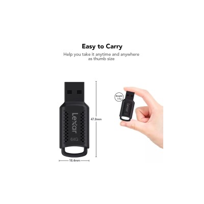 Флеш-пам'ять (накопичувач USB) USB3 64GB V400 LJDV400064G-BNBNG LEXAR Флеш-пам'ять (накопичувач USB) USB3 64GB V400 LJDV400064G-BNBNG LEXAR