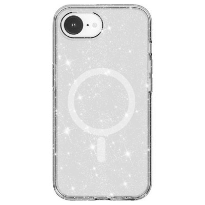 Чохол TPU Galaxy Sparkle (MagFit) для Apple iPhone 16e (6.1") Clear+Glitter Чохол TPU Galaxy Sparkle (MagFit) для Apple iPhone 16e (6.1") Clear+Glitter