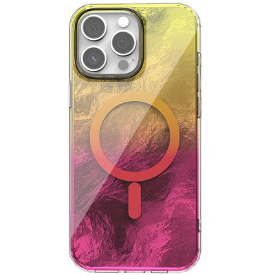 Чохол TPU Shiny Mountain (MagFit) для Apple iPhone 15 Pro (6.1") Yellow / Pink Чохол TPU Shiny Mountain (MagFit) для Apple iPhone 15 Pro (6.1") Yellow / Pink