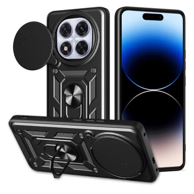 Ударостійкий чохол Camshield Serge Ring для Xiaomi Redmi Note 14 Pro 5G Чорний Ударостійкий чохол Camshield Serge Ring для Xiaomi Redmi Note 14 Pro 5G Чорний