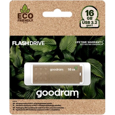 флеш-драйв GOODRAM 16GB USB 3.2 UME3 ECO FRIENDLY флеш-драйв GOODRAM 16GB USB 3.2 UME3 ECO FRIENDLY