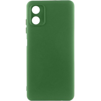 Чохол TPU GETMAN Liquid Silk Full Camera для Motorola Moto G04 / E14 Зелений / Dark green Чохол TPU GETMAN Liquid Silk Full Camera для Motorola Moto G04 / E14 Зелений / Dark green