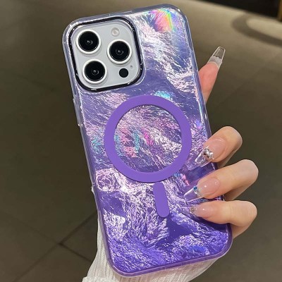 Чохол TPU Shiny Mountain (MagFit) для Apple iPhone 16 Pro Max (6.9") Purple Чохол TPU Shiny Mountain (MagFit) для Apple iPhone 16 Pro Max (6.9") Purple