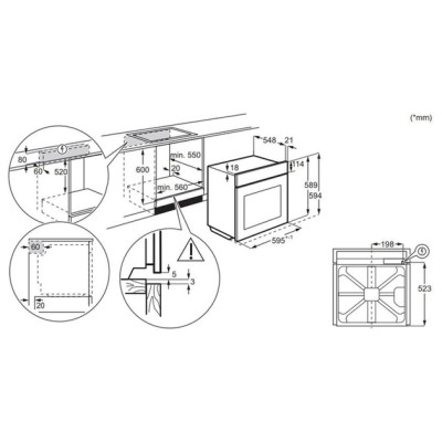 Вбуд. духовка ELECTROLUX EOD5C70X Вбуд. духовка ELECTROLUX EOD5C70X