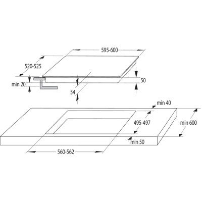 Вбуд. поверхня GORENJE IS 645 BG (BI6BC-S0) Вбуд. поверхня GORENJE IS 645 BG (BI6BC-S0)
