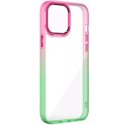 Чехол TPU+PC Fresh sip series для Apple iPhone 14 Pro Max (6.7") Салатовый / Розовый Чехол TPU+PC Fresh sip series для Apple iPhone 14 Pro Max (6.7") Салатовый / Розовый