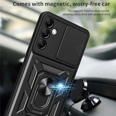 Ударостійкий чохол Camshield Serge Ring для Samsung Galaxy A16 4G/5G Чорний Ударостійкий чохол Camshield Serge Ring для Samsung Galaxy A16 4G/5G Чорний