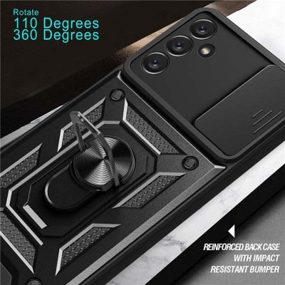Ударостійкий чохол Camshield Serge Ring для Samsung Galaxy A16 4G/5G Чорний Ударостійкий чохол Camshield Serge Ring для Samsung Galaxy A16 4G/5G Чорний
