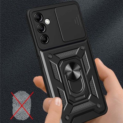 Ударостійкий чохол Camshield Serge Ring для Samsung Galaxy A16 4G/5G Чорний Ударостійкий чохол Camshield Serge Ring для Samsung Galaxy A16 4G/5G Чорний
