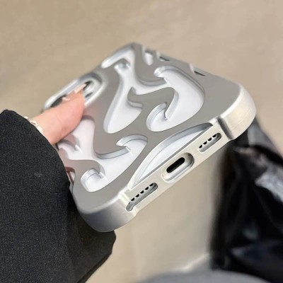 Чохол TPU WinFire для Apple iPhone 15 Pro Max (6.7") Silver Чохол TPU WinFire для Apple iPhone 15 Pro Max (6.7") Silver