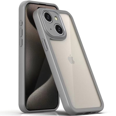 TPU чехол Transparent + Colour 1,5mm для Apple iPhone 13 (6.1") Grey TPU чехол Transparent + Colour 1,5mm для Apple iPhone 13 (6.1") Grey