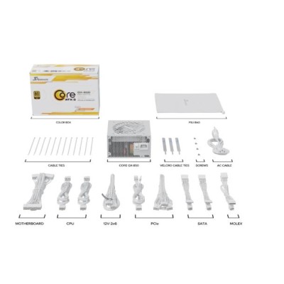 Блок живлення ATX 850W CORE GX-850-ATX31 WHT SEASONIC Блок живлення ATX 850W CORE GX-850-ATX31 WHT SEASONIC