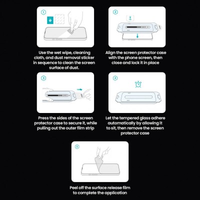 Захисне скло Nillkin (CP+PRO) для Apple iPhone 16 Pro (6.3") (+ аппликатор) Чорний
