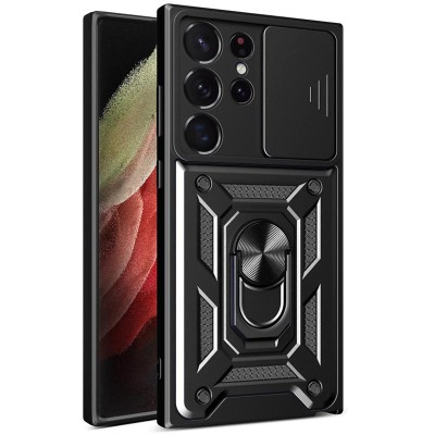 Ударостійкий чохол Camshield Serge Ring для Samsung Galaxy S25 Ultra Чорний Ударостійкий чохол Camshield Serge Ring для Samsung Galaxy S25 Ultra Чорний