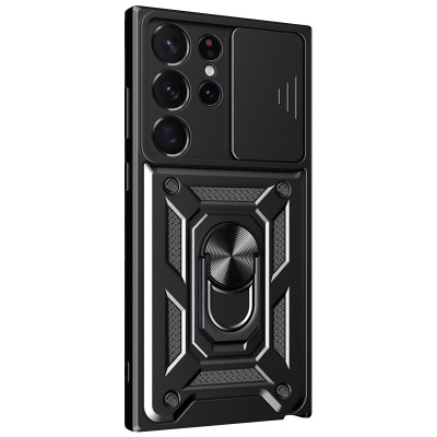 Ударостійкий чохол Camshield Serge Ring для Samsung Galaxy S25 Ultra Чорний Ударостійкий чохол Camshield Serge Ring для Samsung Galaxy S25 Ultra Чорний