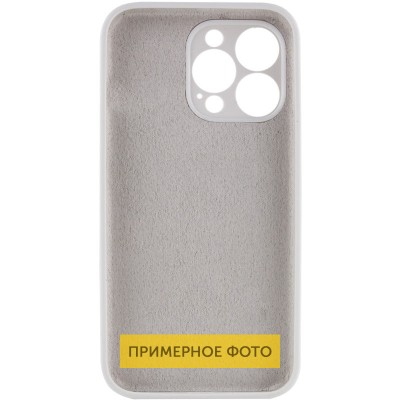 Чохол Silicone Case Full Protective (AA) NO LOGO для Apple iPhone 16 Pro (6.3") Білий / White Чохол Silicone Case Full Protective (AA) NO LOGO для Apple iPhone 16 Pro (6.3") Білий / White