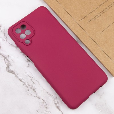 Чохол Silicone Cover Lakshmi Full Camera (AA) для Samsung Galaxy A12 Бордовий / Marsala Чохол Silicone Cover Lakshmi Full Camera (AA) для Samsung Galaxy A12 Бордовий / Marsala