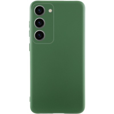 Чохол Silicone Cover Lakshmi Full Camera (AA) для Samsung Galaxy S24 FE Зелений / Dark green Чохол Silicone Cover Lakshmi Full Camera (AA) для Samsung Galaxy S24 FE Зелений / Dark green