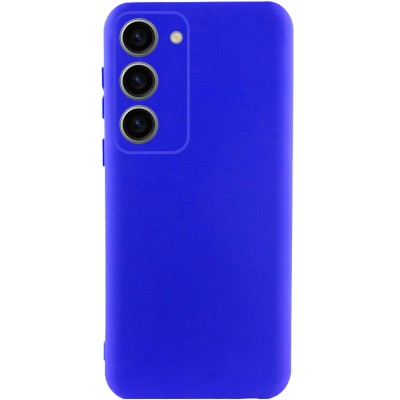 Чохол Silicone Cover Lakshmi Full Camera (AA) для Samsung Galaxy S24 FE Синій / Iris Чохол Silicone Cover Lakshmi Full Camera (AA) для Samsung Galaxy S24 FE Синій / Iris