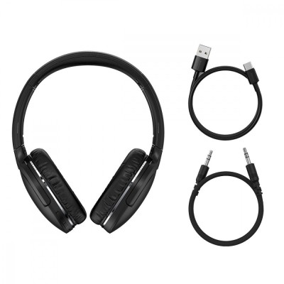 Бездротові Накладні Bluetooth Навушники Baseus Encok D02 Pro (NGTD010301) Black