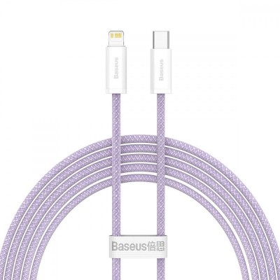 Кабель Baseus Dynamic Series Fast Charging Data USB кабель Type-C To IP 20W 2m (CALD000105) Purple