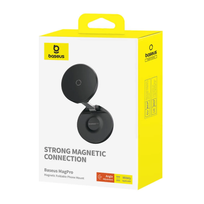 Автомобільний тримач Baseus MagPro Magnetic Foldable (B10564101121-00) Black