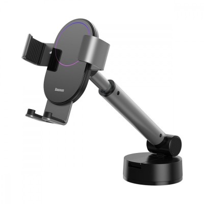 Автомобільний тримач Baseus Simplism Gravity Car Mount Holder (SUYL-JY01) Black Автомобільний тримач Baseus Simplism Gravity Car Mount Holder (SUYL-JY01) Black