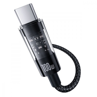 Кабель Baseus Gem Fast-Charging Data Cable Type-C To Type-C 100W 1m (P10373000111-00) Black