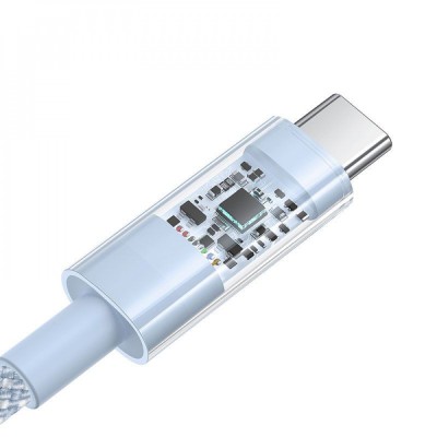 Кабель Baseus Gem Fast-Charging Type-C 100W 1m (P10373002211-00) White