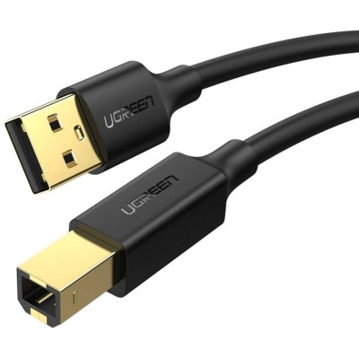 Кабель UGREEN US135 USB 2.0 AM To BM Print Cable 5m (10352) Black Кабель UGREEN US135 USB 2.0 AM To BM Print Cable 5m (10352) Black
