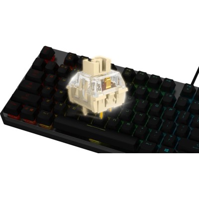 Клавіатура GAMING BLACK UA STRIKE 600 SILENT UA MSI Клавіатура GAMING BLACK UA STRIKE 600 SILENT UA MSI
