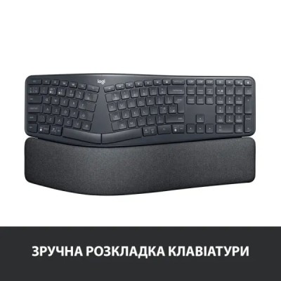 Клавіатура бездротова LOGITECH K860 ERGO Bluetooth keyboard - GRAPHITE - US INT'L - B2B (920-010352) Клавіатура бездротова LOGITECH K860 ERGO Bluetooth keyboard - GRAPHITE - US INT'L - B2B (920-010352)
