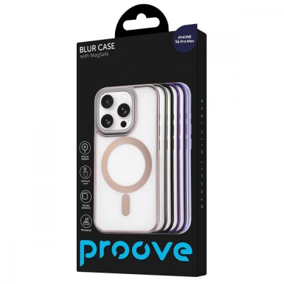 Чохол Proove Blur Case with Magnetic Ring iPhone 14 Pro Max natural titanium