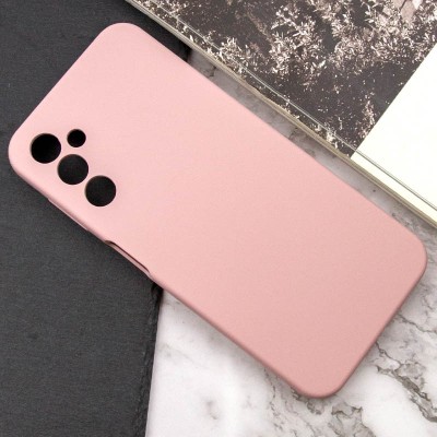 Чохол TPU GETMAN Liquid Silk Full Camera для Samsung Galaxy A24 4G Рожевий / Pink Sand Чохол TPU GETMAN Liquid Silk Full Camera для Samsung Galaxy A24 4G Рожевий / Pink Sand