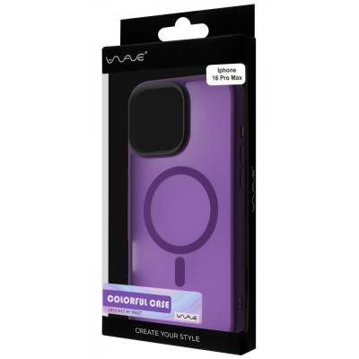 Чохол WAVE Matte Insane Case with Magnetic Ring iPhone 16 Pro Max black