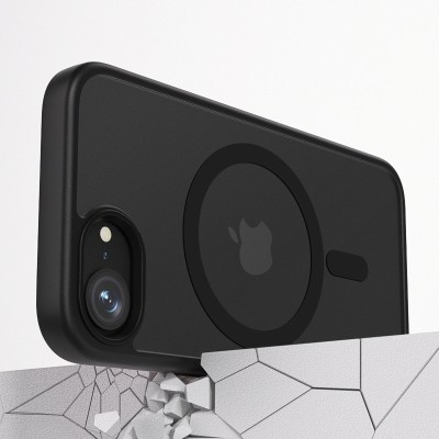 TPU+PC чохол Metal Buttons with MagSafe Colorful для Apple iPhone 16e (6.1") Чорний / Black TPU+PC чохол Metal Buttons with MagSafe Colorful для Apple iPhone 16e (6.1") Чорний / Black
