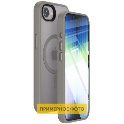 TPU+PC чохол Metal Buttons with MagSafe Colorful для Samsung Galaxy S25 Ultra Сірий / Grey TPU+PC чохол Metal Buttons with MagSafe Colorful для Samsung Galaxy S25 Ultra Сірий / Grey