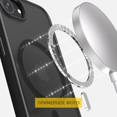 TPU+PC чохол Metal Buttons with MagSafe Colorful для Samsung Galaxy S25 Ultra Чорний / Black TPU+PC чохол Metal Buttons with MagSafe Colorful для Samsung Galaxy S25 Ultra Чорний / Black