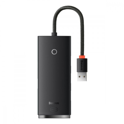USB-Хаб Baseus Lite Series 4-in-1 (USB-A to USB 3.0*4) (0.25m) (WKQX030002) white