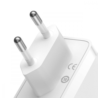 Зарядний Пристрій Baseus GaN5 Pro 140W (2 x Type-C + USB) + Кабель Type-C + Type-C 240W 1m (CCGP100202) white