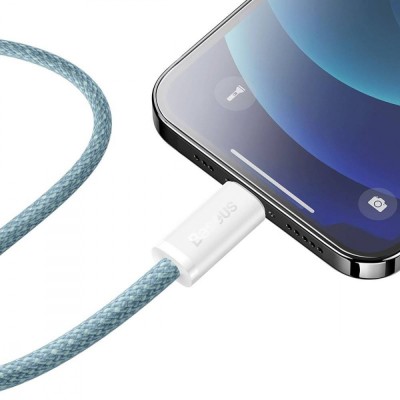 Кабель Baseus Dynamic Series Fast Charging Type-C to Lightning 20W (2m) (CALD000103) blue