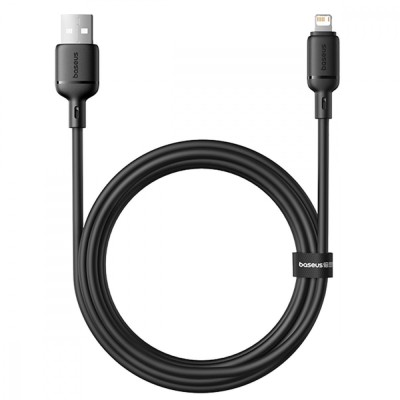 Кабель Baseus Silky Series Fast Charging Lightning 2.4A (2m) black Кабель Baseus Silky Series Fast Charging Lightning 2.4A (2m) black