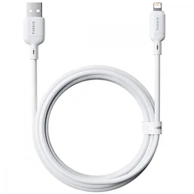 Кабель Baseus Silky Series Fast Charging Lightning 2.4A (2m) white Кабель Baseus Silky Series Fast Charging Lightning 2.4A (2m) white