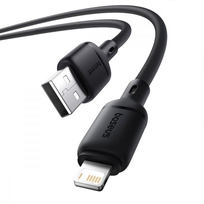 Кабель Baseus Silky Series Fast Charging Lightning 2.4A (2m) white Кабель Baseus Silky Series Fast Charging Lightning 2.4A (2m) white
